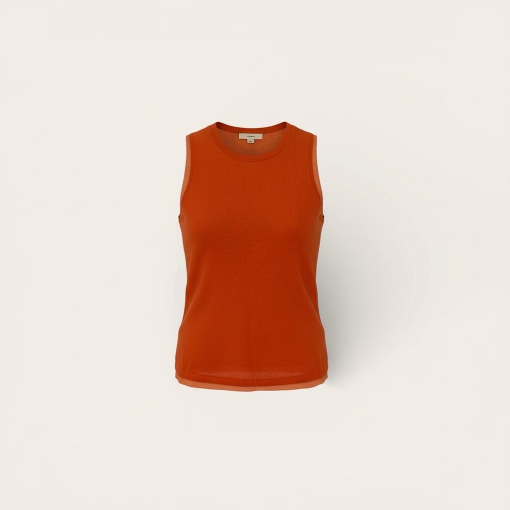 Vince Double Layer Shell Tank Coral Combo Small - Picture 2 of 9